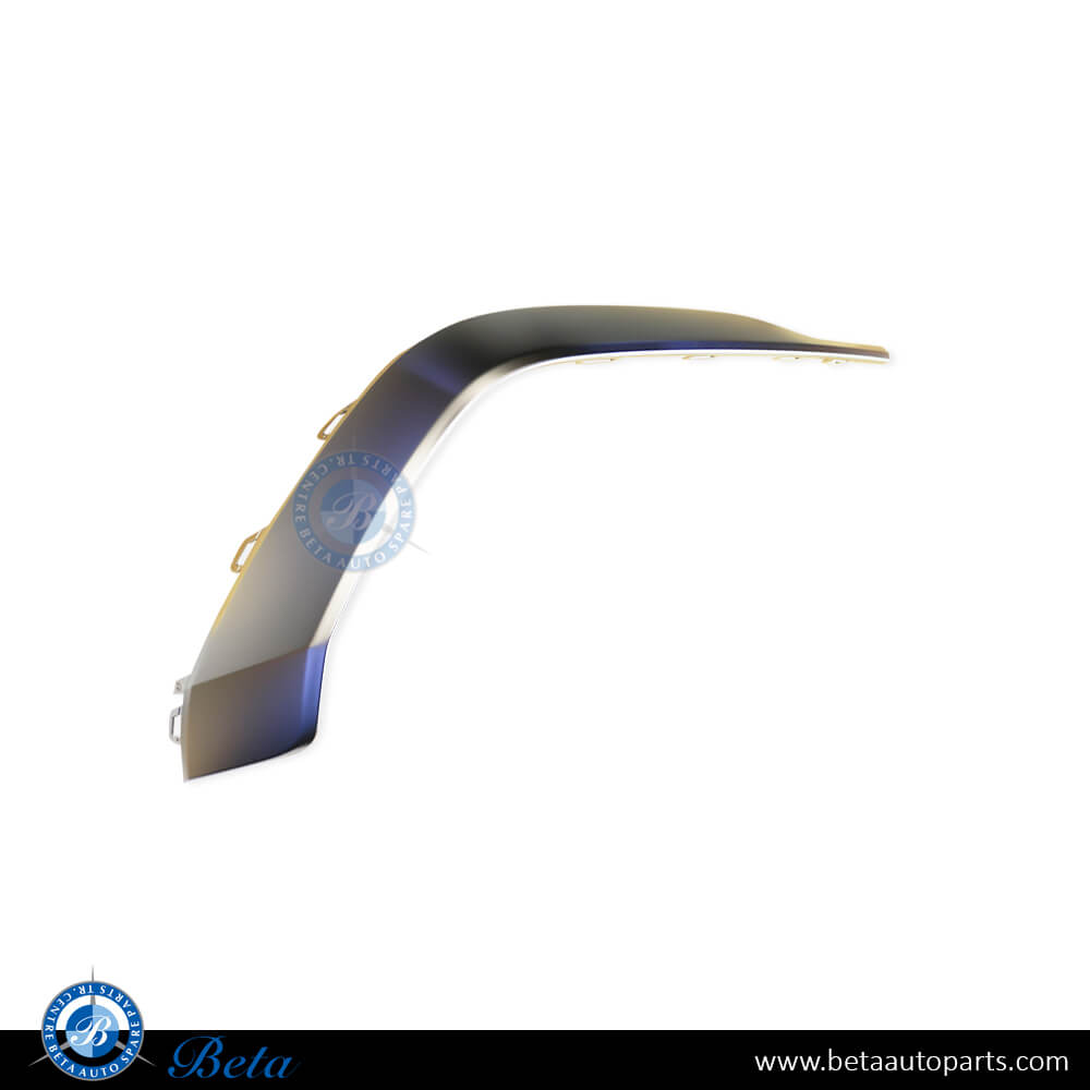 Left Side Rear Diffuser Moulding - Silver for Audi A4 S-Line 2020-Up models, Part Number 8W08535553Q7 Left Side Rear Diffuser Moulding - Silver for Audi A4 S-Line 2020-Up models, Part Number 8W08535553Q7